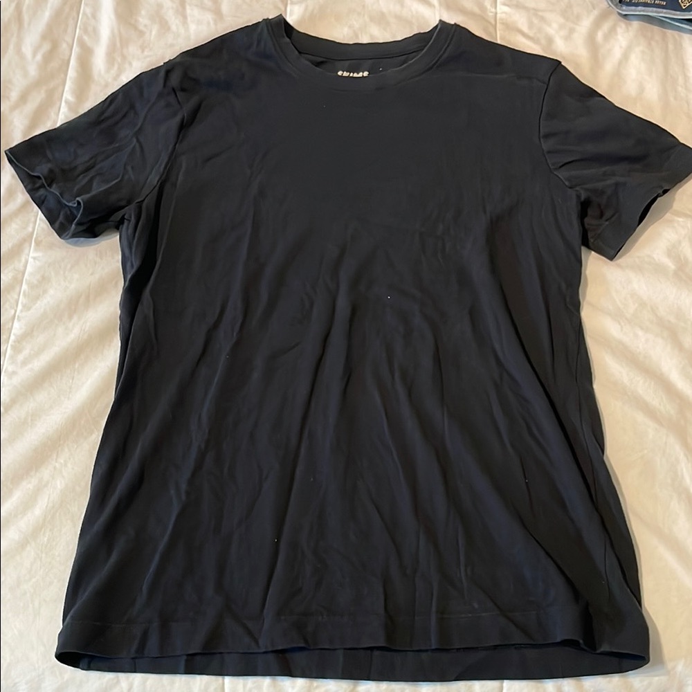 SKIMS Black Short Sleeve Tee